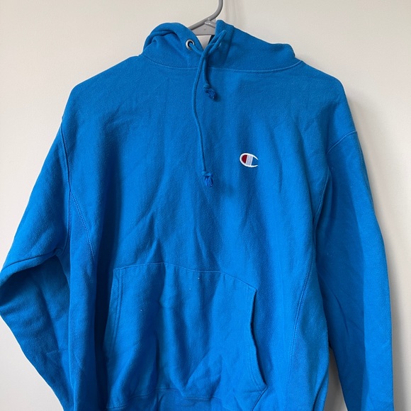 Champion Tops - pretty blue champion reverse weeve hoodie